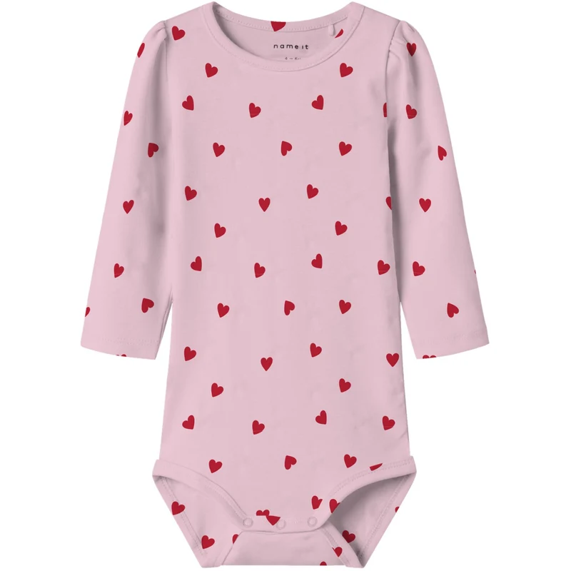 Name It Cradle Pink Nbfbheart Ls Body