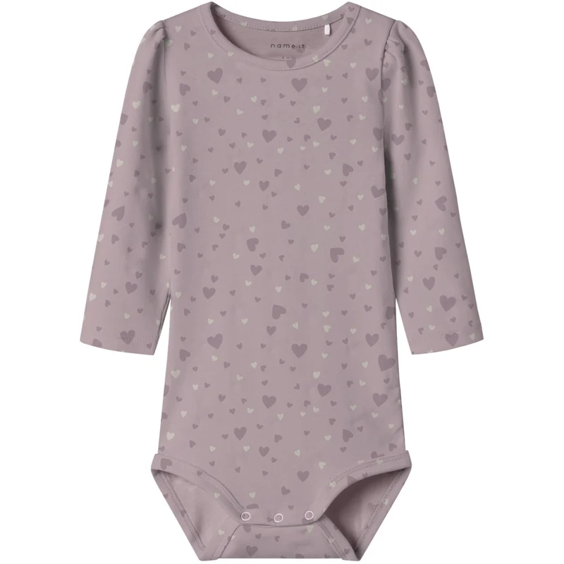 Name It Keepsake Lilac Nbfbheart Ls Body