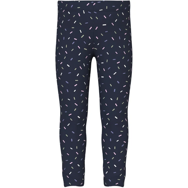 Name It Navy Blazer Sprinkles Nmfvivian Aop Leggings