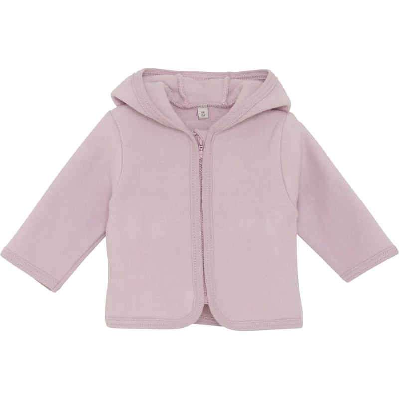 Huttelihut Deauville Mauve Jakke Ears Bomull Fleece