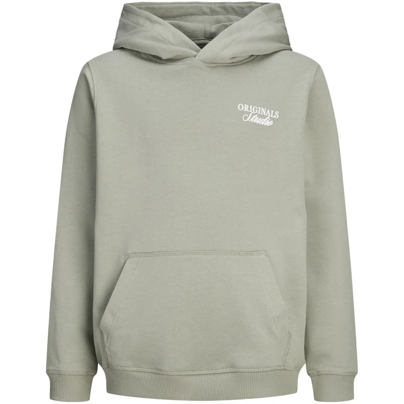 Jack & Jones Junior Seagrass Jornorrebro Typo Back Sweat Hette Sn Jnr
