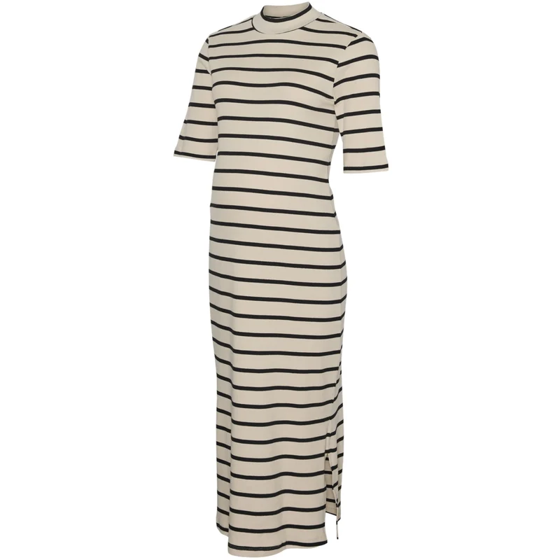Mama;licious French Oak Black Mllane 24 Jrs Hn Midi Kjole