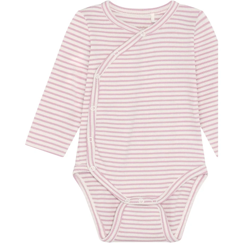 FIXONI Bleached Mauve Omslags Body Ls Rib