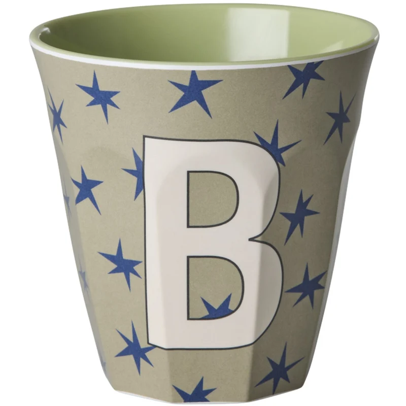 Rice Flowers Medium Melamin Kopp Med The Letter B