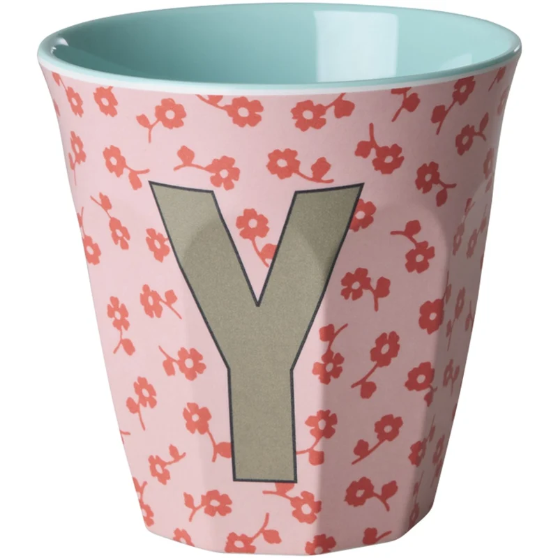 Rice Flowers Medium Melamin Kopp Med The Letter Y