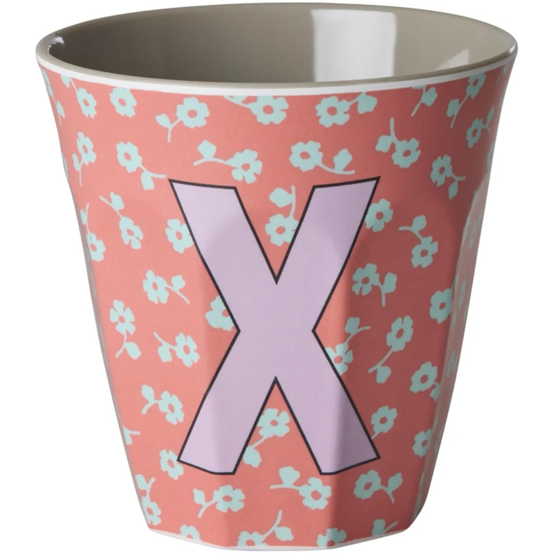 Rice Flowers Medium Melamin Kopp Med The Letter X