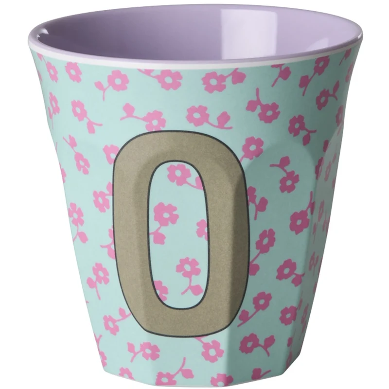 Rice Flowers Medium Melamin Kopp Med The Letter O