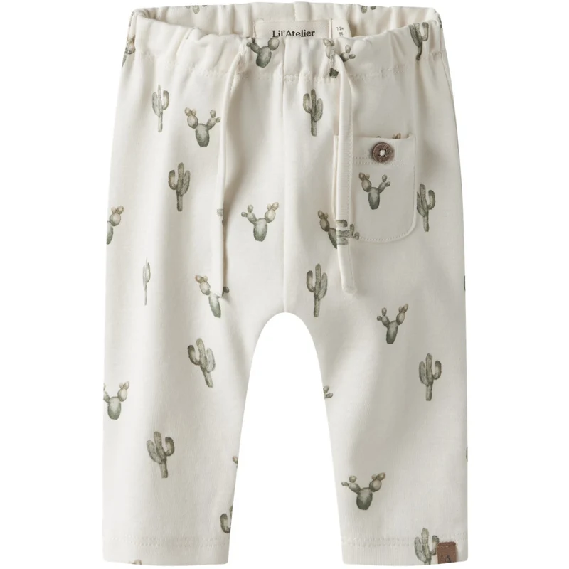 Lil'Atelier Coconut Milk Cactus Nbmlayo Sak Loose Bukser Lil