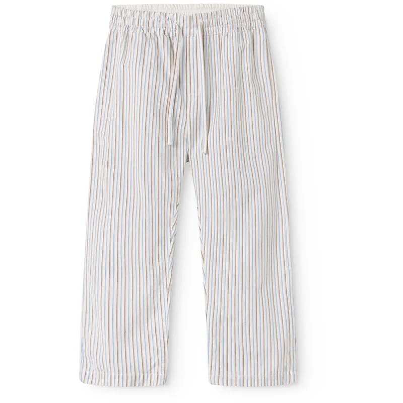 MarMar Cotton Blue Iris Stripe Plano Bukser