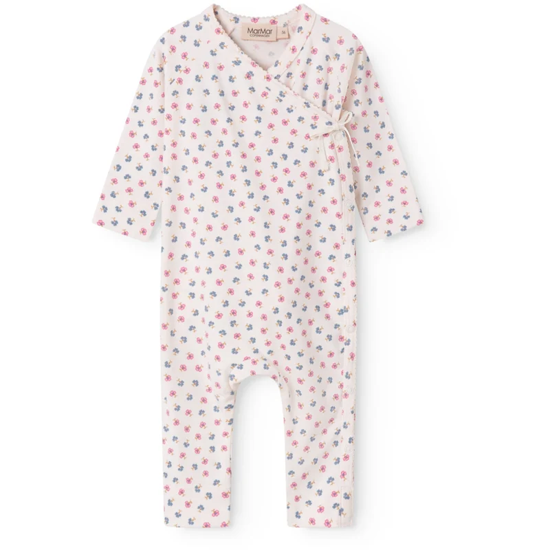 MarMar Newborn Modal Smooth Print Mini Flower Rula Heldrakt