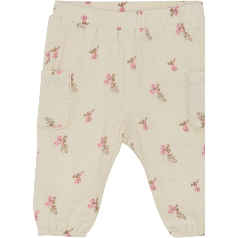Minymo White Swan Bukser Aop