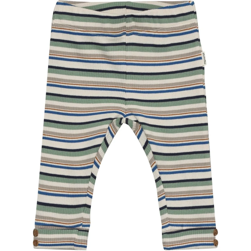 Minymo Lily Pad Bukser Y/D Rib