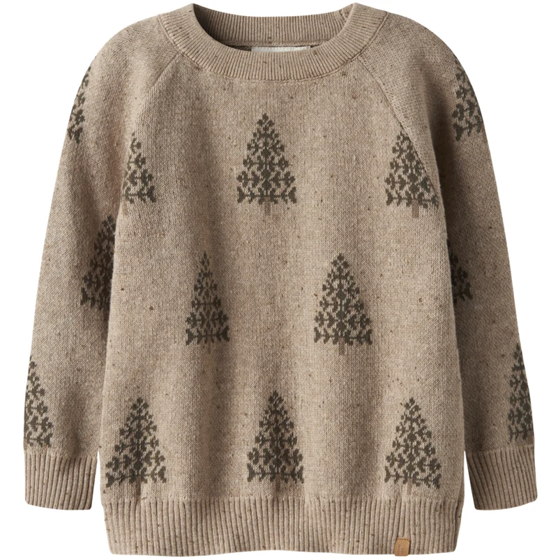 Lil'Atelier Oxford Tan Nmngalto Bob Ls Strikk Lil
