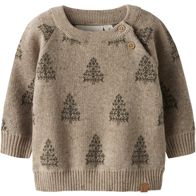 Lil'Atelier Oxford Tan Nbngalto Bob Ls Strikk Lil
