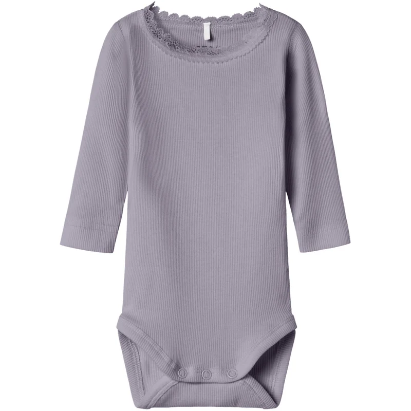 Name It Lavender Gray Nbfkab Ls Body Noos