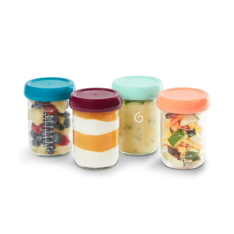 Babymoov Multi Glasbøtter 240 Ml 4-Pakke