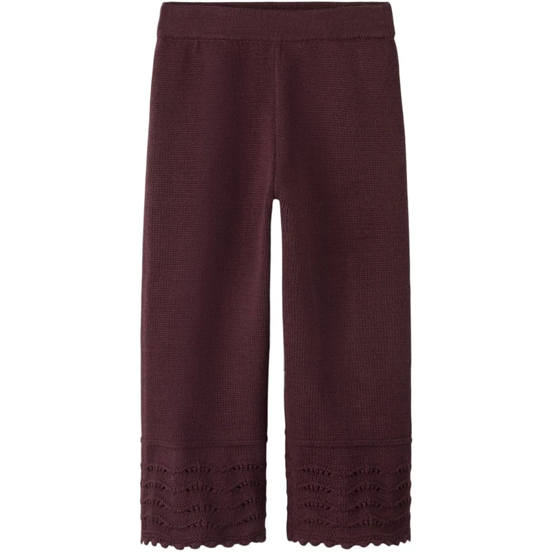 Lil'Atelier Catawba Grape Nmflola Strikk Bukser Lil