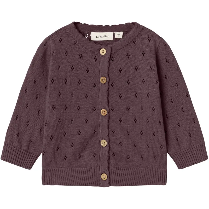 Lil'Atelier Catawba Grape Nbfnimi Ls Strikk Card Lil