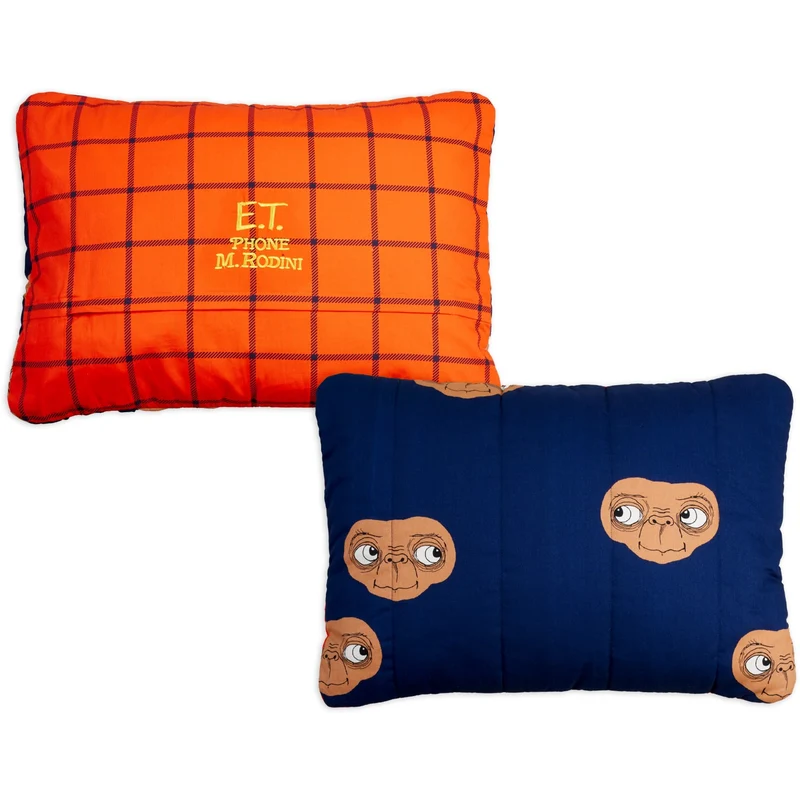 Mini Rodini Blue E.T. AOP Vattert Vattert Pillowcase