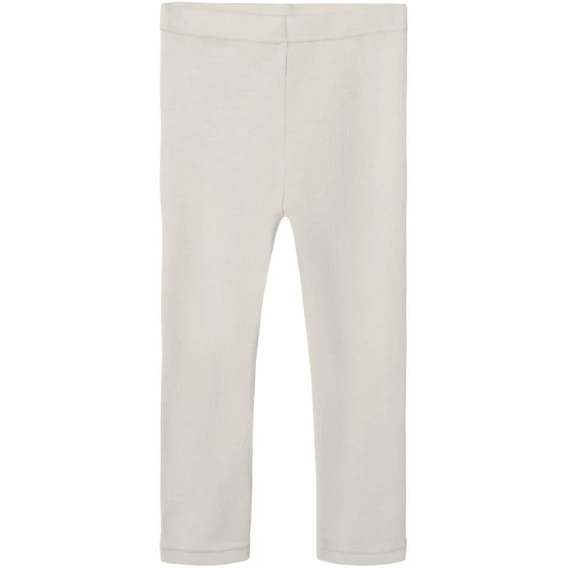 Lil'Atelier Turtledove Melange Nmnnalu Rib Wo/Mo Slim Leggings Lil