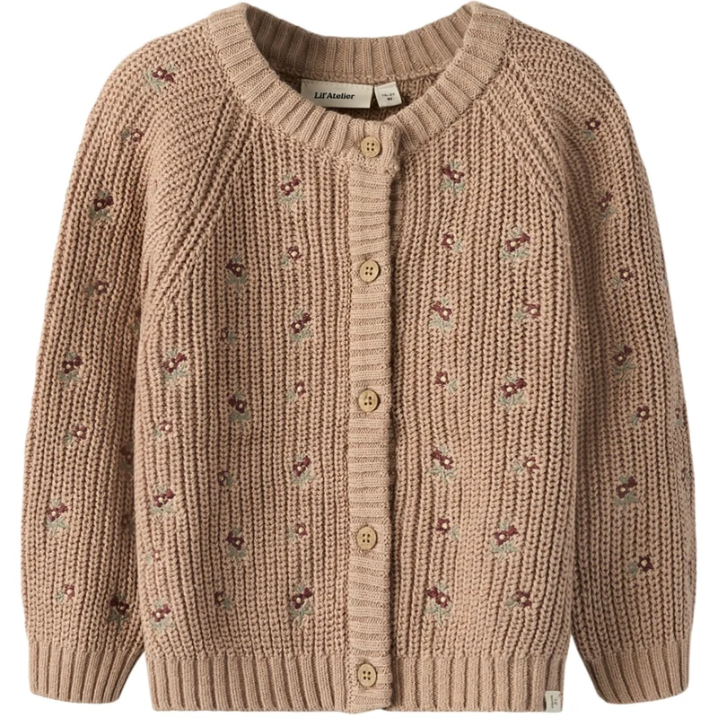 Lil'Atelier Roebuck Nmfemlen Emb Ao Ls Strikk Card Lil