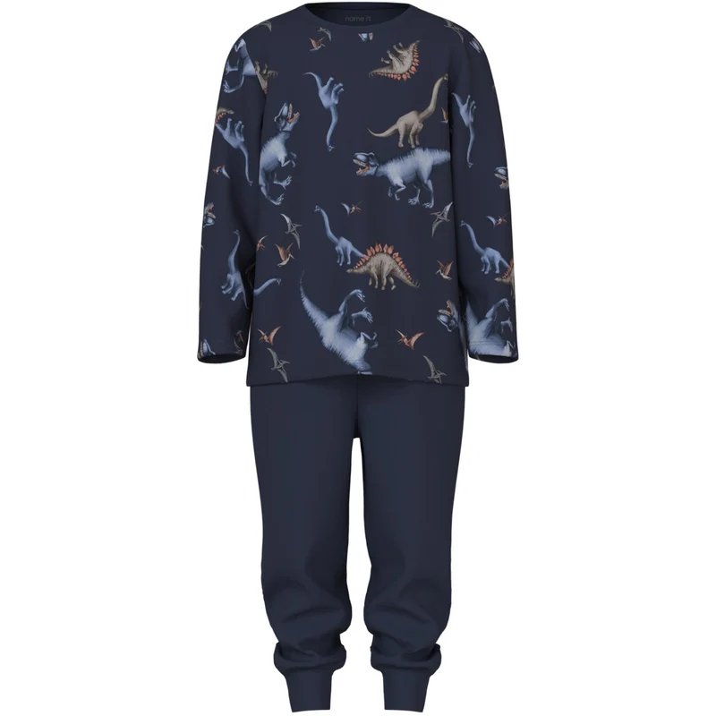 Name It Navy Blazer Nmmnightset Navy Dino Noos