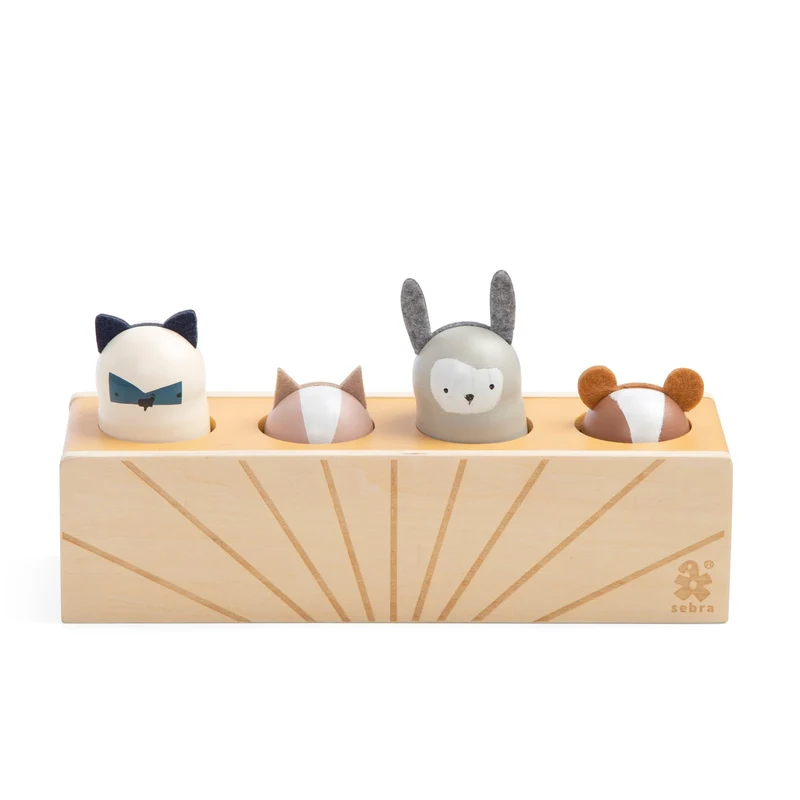 Sebra Woodland Pop Up Leketøy Wooden
