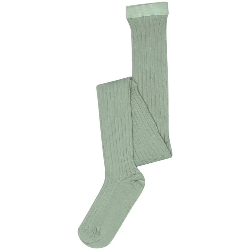 Mp Danmark Granite Green Bomull ribbetights