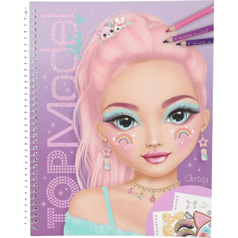 TOPModel Make Up Colouring Bok