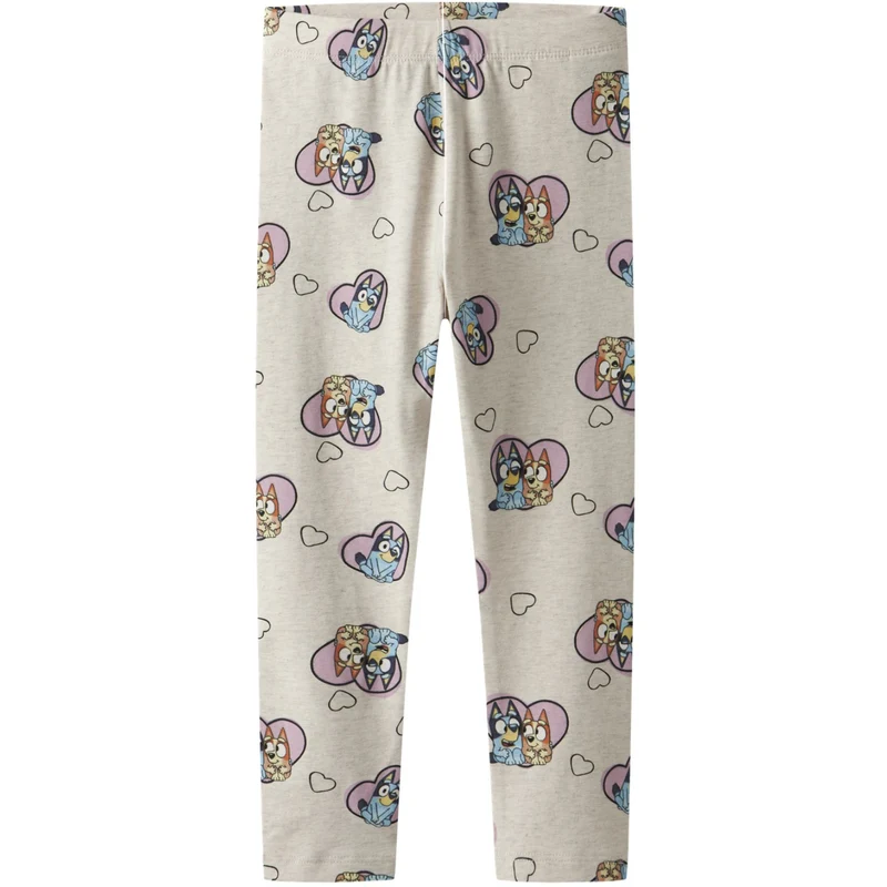 Name It Peyote Melange Nmfnessa Bluey Leggings Sky