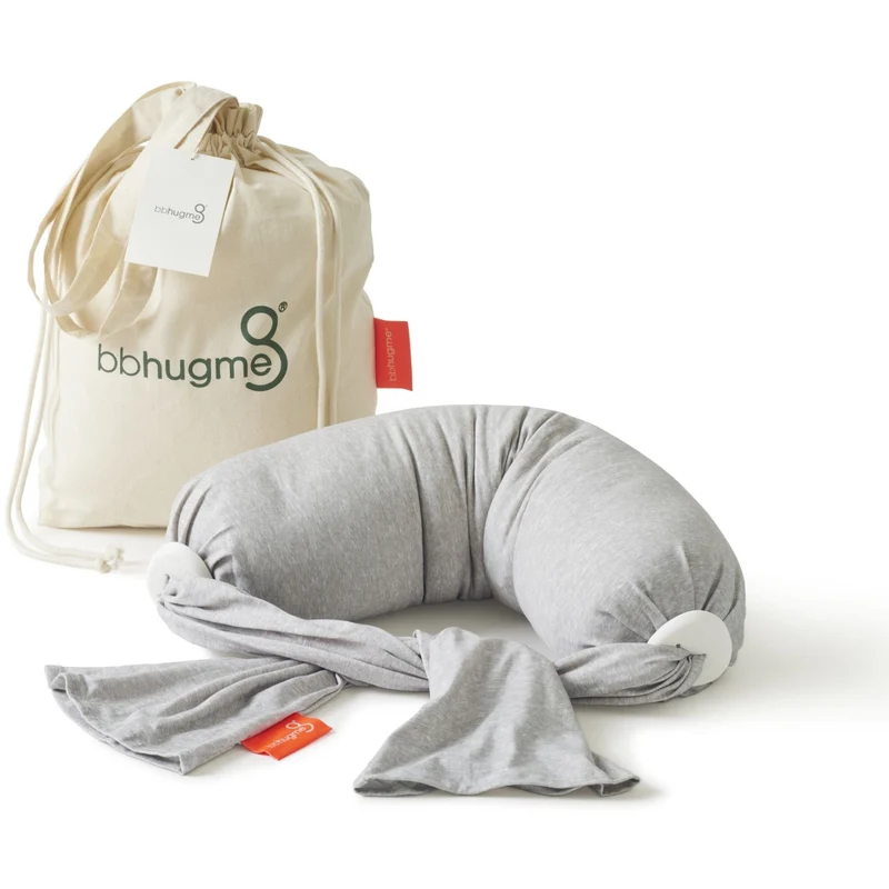 bbhugme Grey/Melange Nursing Pute