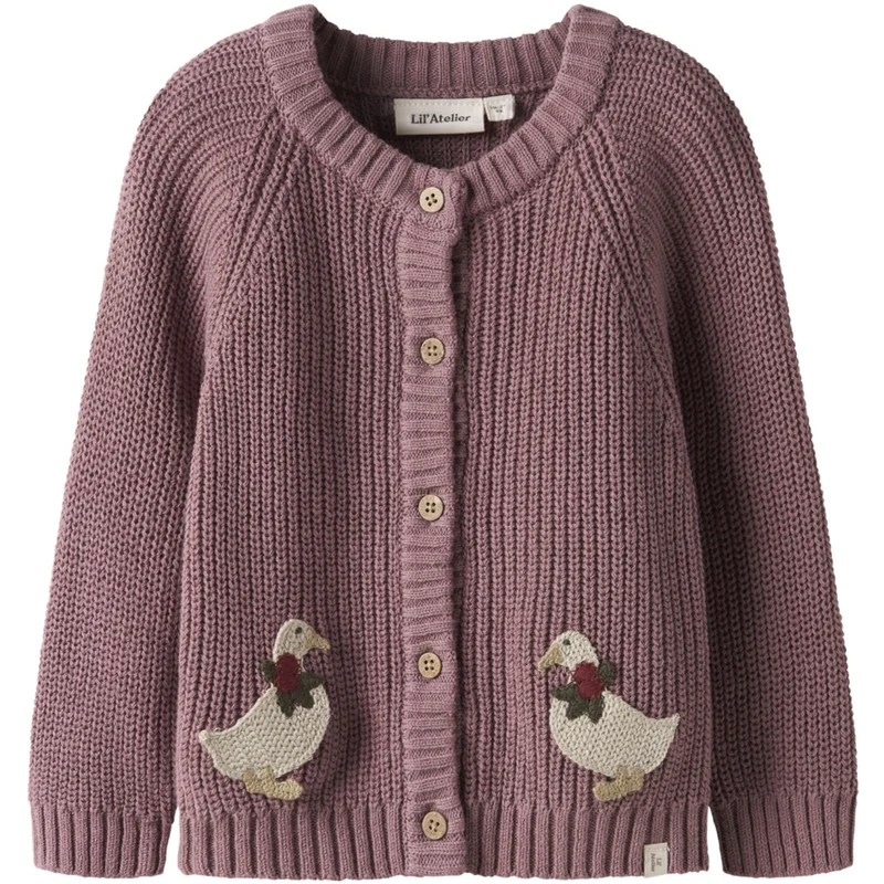 Lil'Atelier Nostalgia Rose Nmfemlen Lak Ls Strikk Card Lil