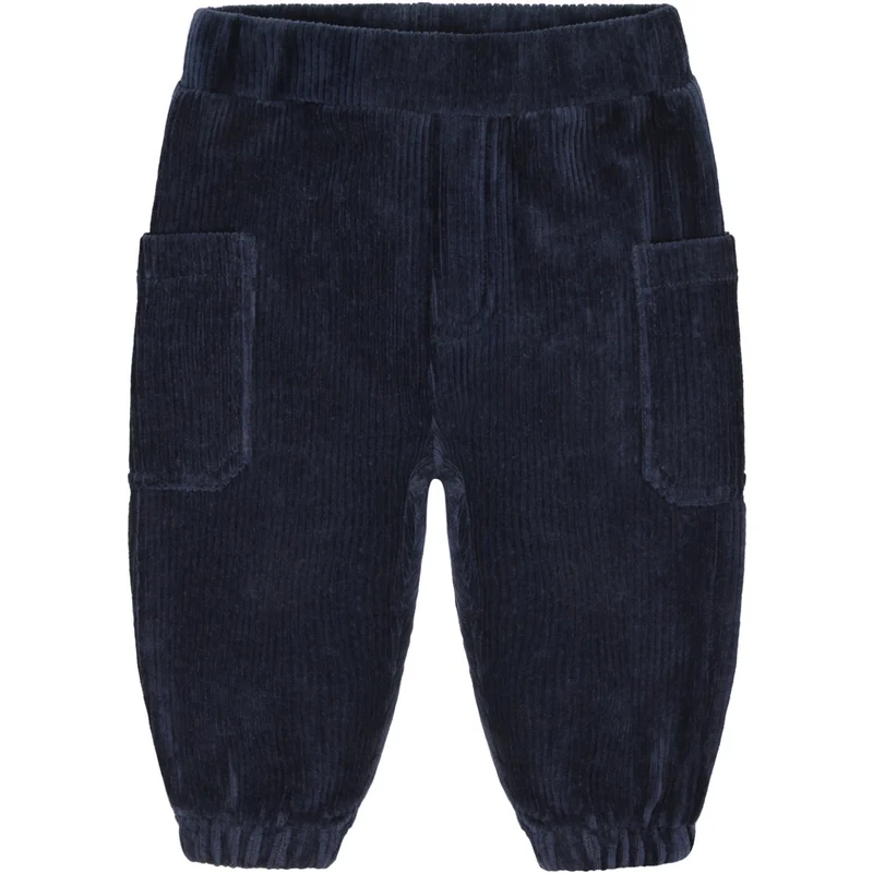 Hust & Claire More Navy Gus Ribbed Velour