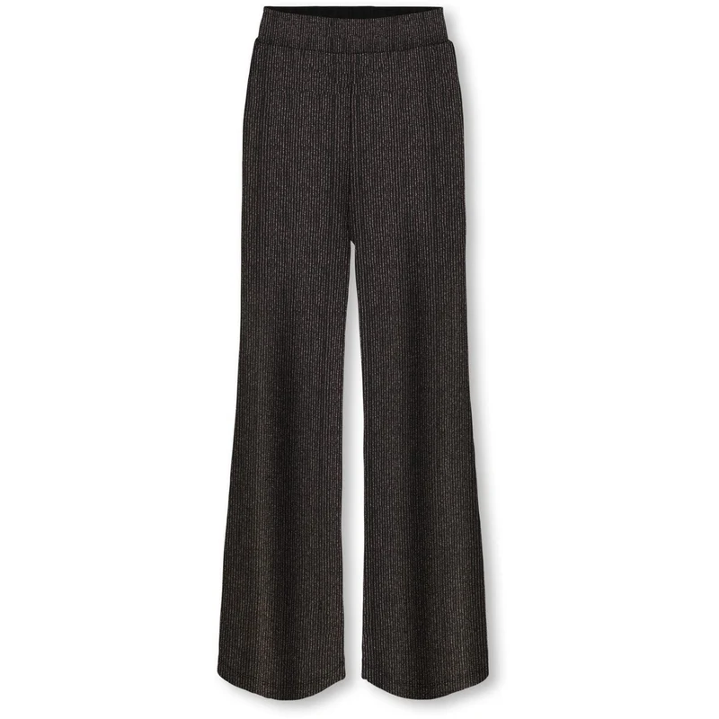 kids ONLY Black Lurex Rose Gold/Stripe Kogqueen Glitter Bukser Bf Jrs