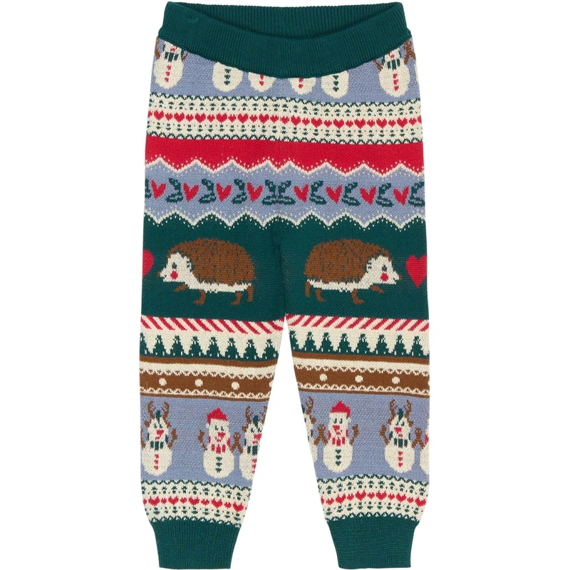 THE NEW Siblings Multi Colour Holiday Jacquard Bukser