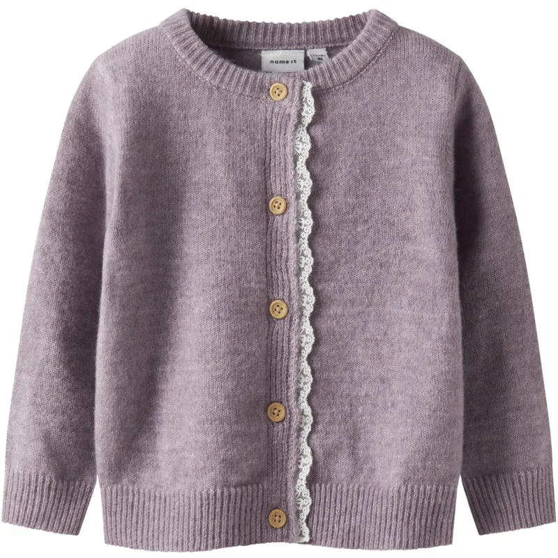 Name It Keepsake Lilac Nmfrikimmi Ls Knit Card