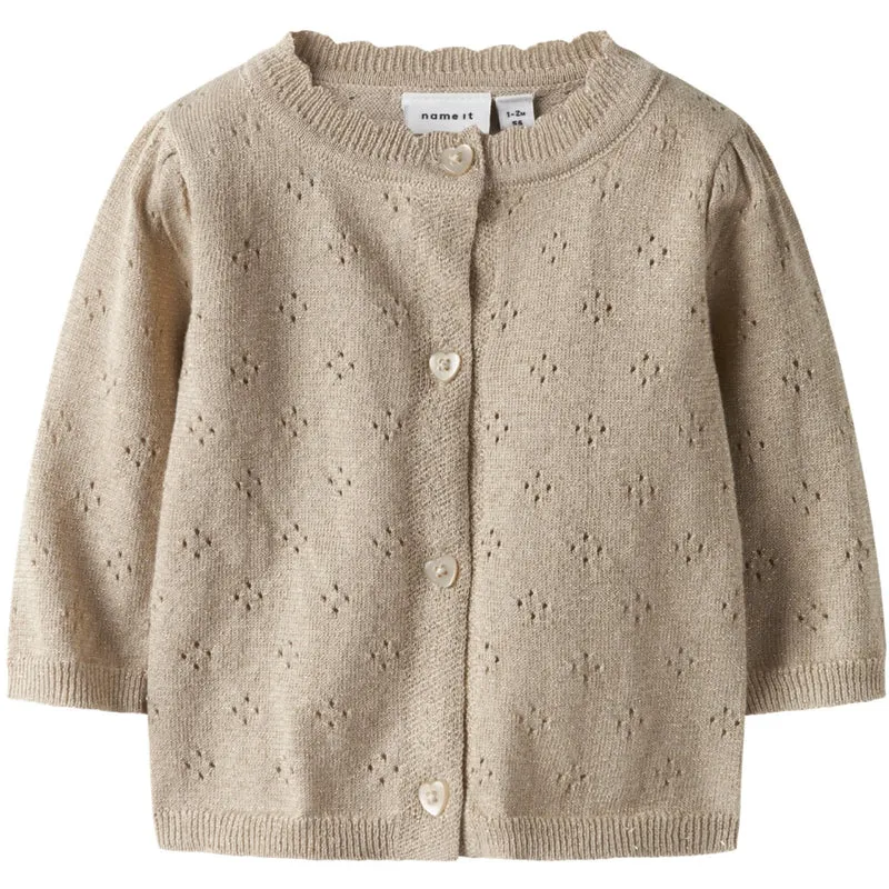 Name It Cement Nbfrolia Ls Knit Card
