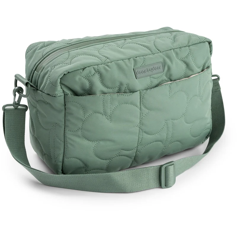 DonebyDeer Green Vattert Barnevognstaske