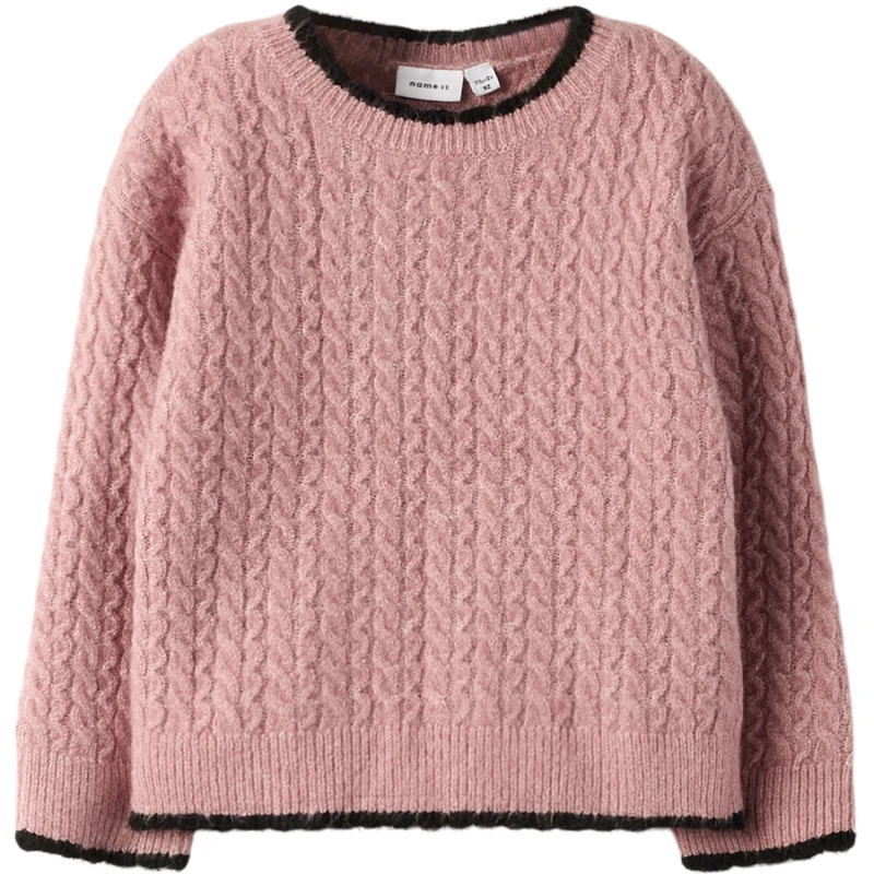 Name It Bleached Mauve Nmfkirsten Ls Strikk