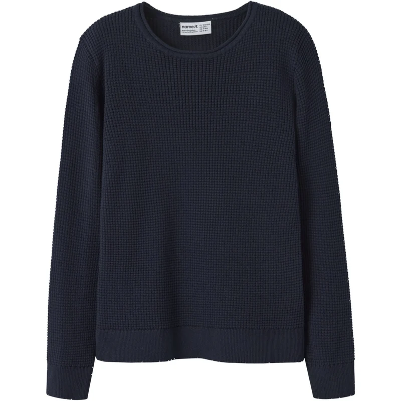 Name It Navy Blazer Nkmviklas Ls Strikk