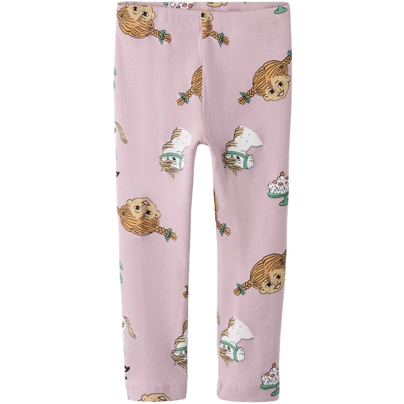 Name It Keepsake Lilac Nmfsoca Pippi Leggings Sky