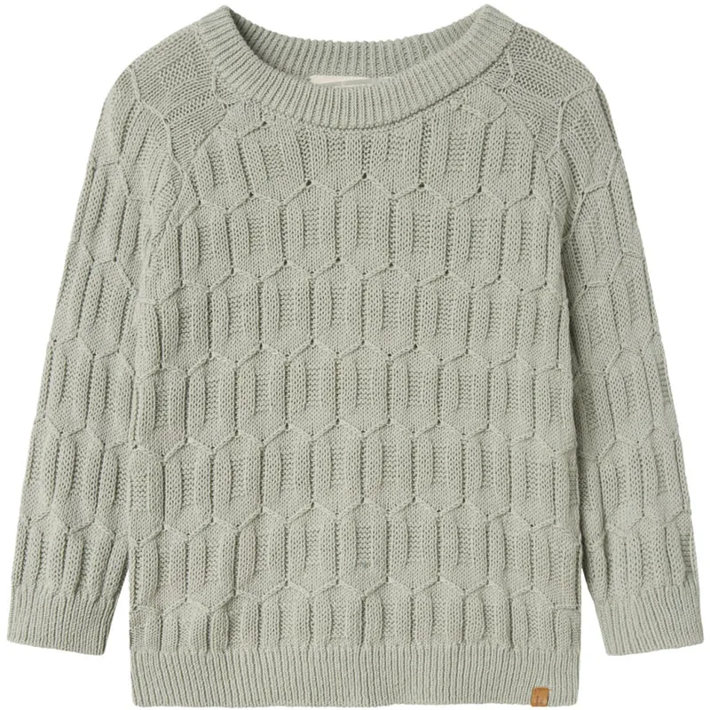 Lil'Atelier Pigeon Nmmollie Ls Strikk Lil