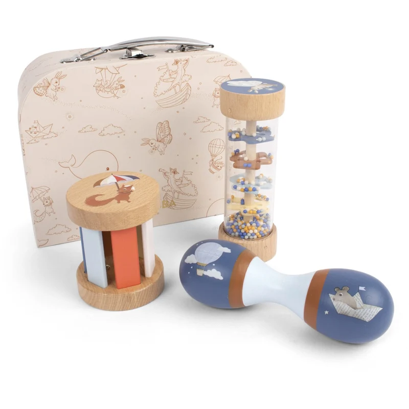 FILIBABBA Wood Play Sett My First Wooden Sensory Toys