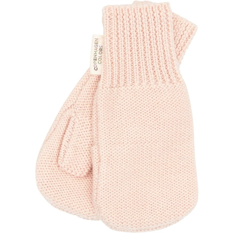 Copenhagen Colors Soft Pink Merino Ull Strikkede Votter