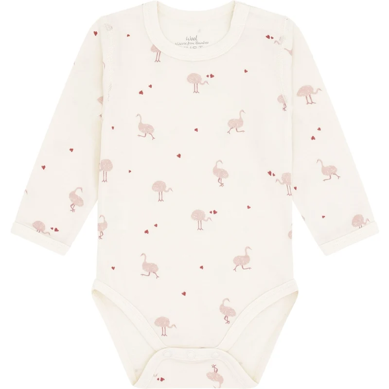 Hust & Claire Off White Baloo Ostrich
