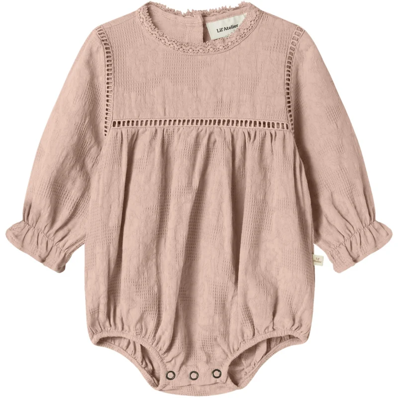 Lil'Atelier Cameo Rose Nbfofira Ls Loose Skjorte Body Lil