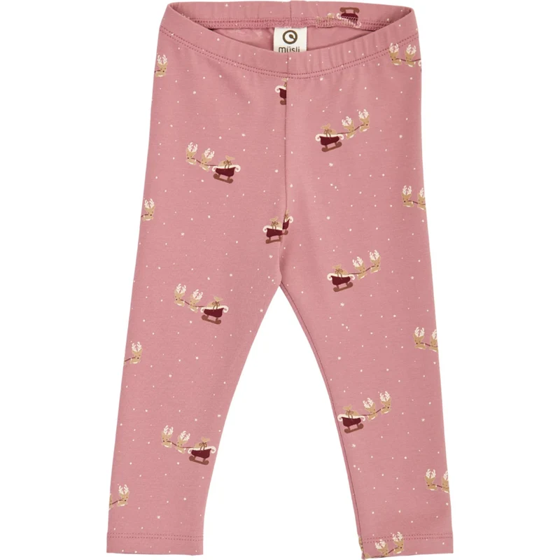Müsli Nostalgia Rose/ Cabernet/ Balsam Cream Christmas Leggings Baby