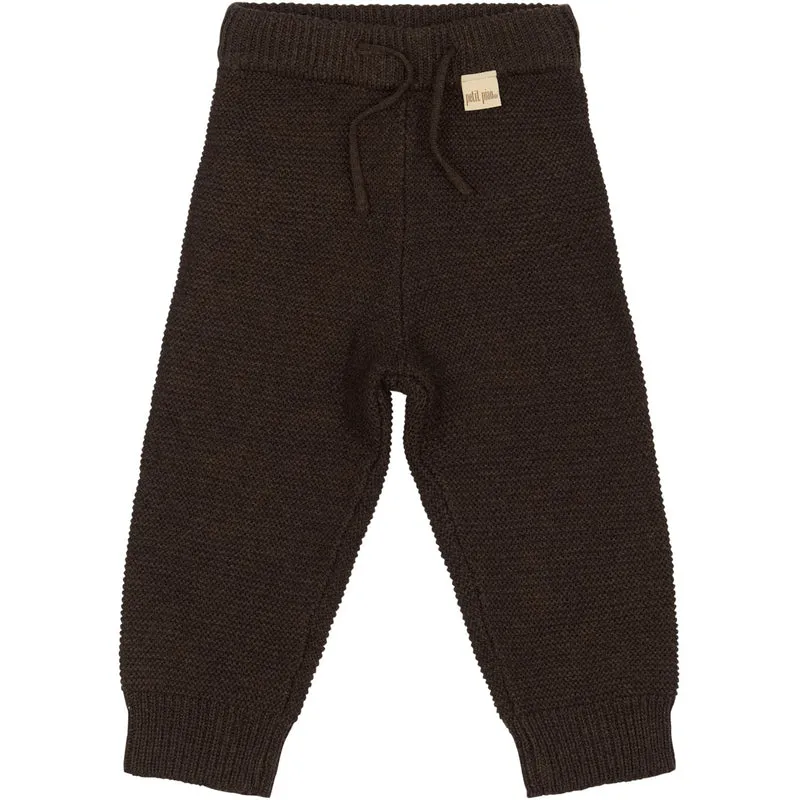 Petit Piao Brown PpDaqo Strikk Bukser