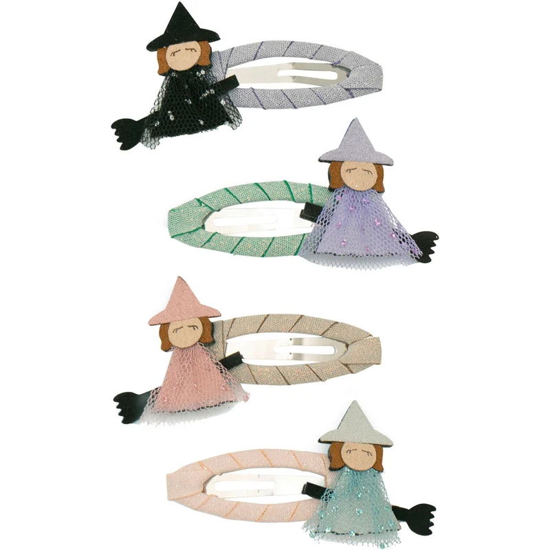 Mimi & Lula 4 Hårspænder - Witch Friends
