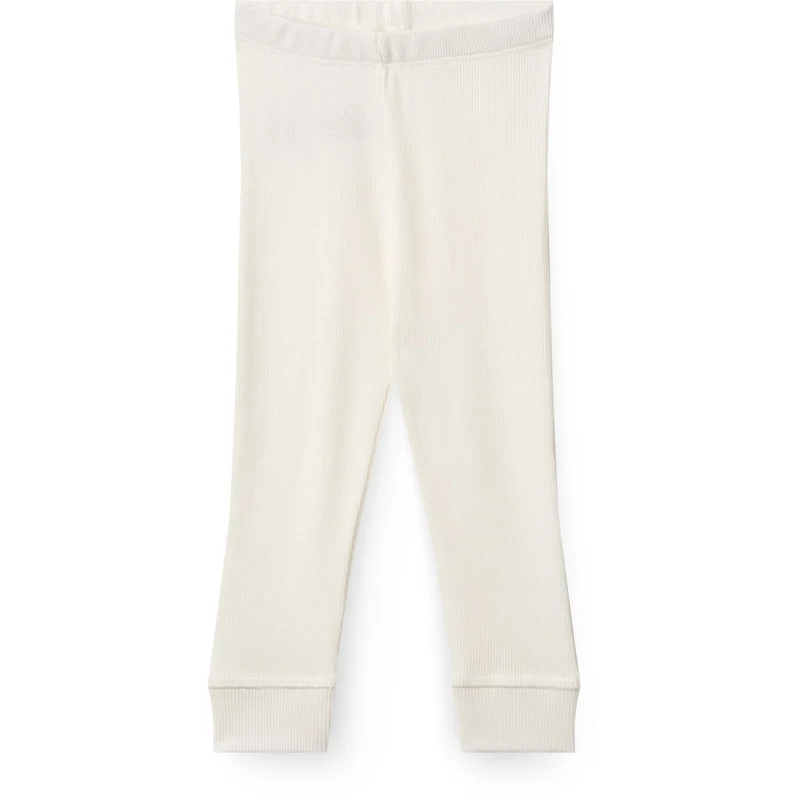 COPENHAGEN COLORS Cream Modal Rib Leggings